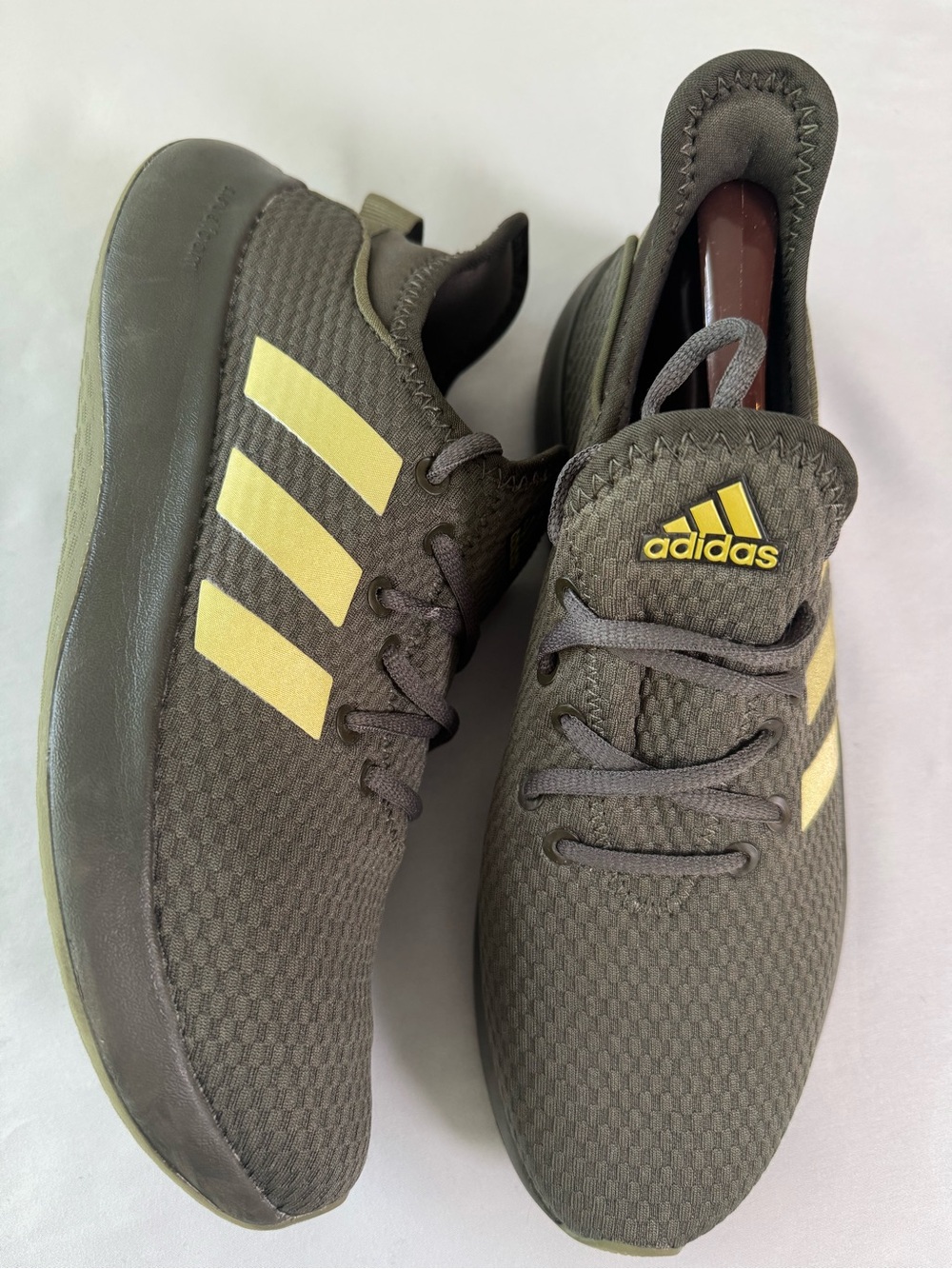 Adidas Women's Sneakers Cloudfoam Pure Sportwear Sneakers Olive Green